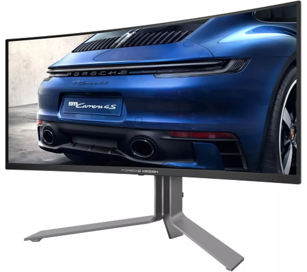 AOC AGON PRO PD34 Porsche Design Wide Quad HD 34" Curved QD-OLED Gaming Monitor - Black
