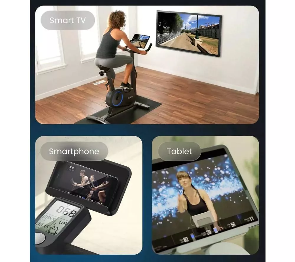 RENPHO Smart S AI Exercise Bike - Black