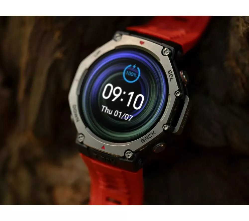 AMAZFIT T-Rex 3 Smart Watch - Lava, Silicone Strap