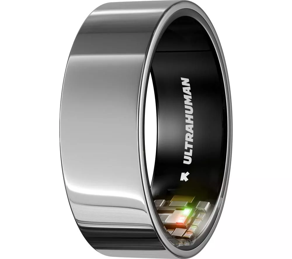 ULTRAHUMAN Ring Air - Space Silver, Size 13