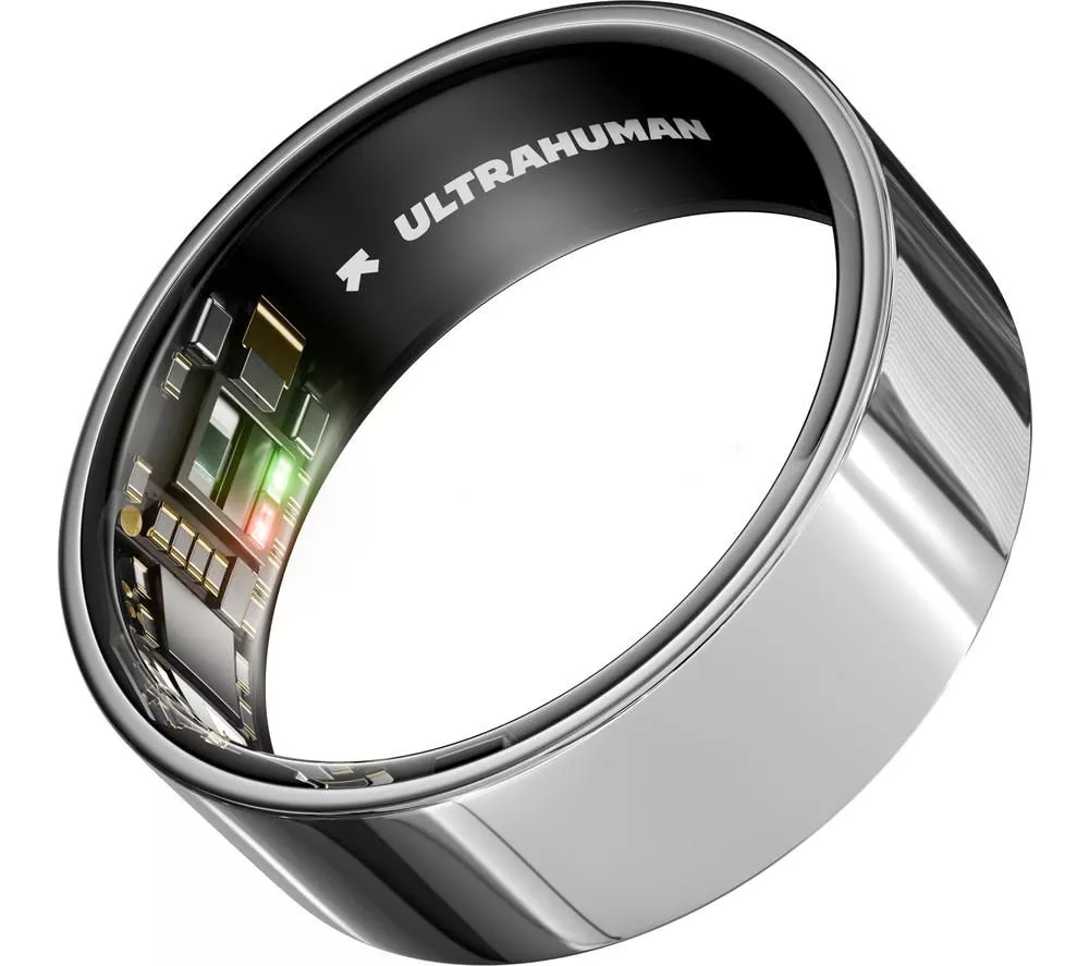 ULTRAHUMAN Ring Air - Space Silver, Size 13