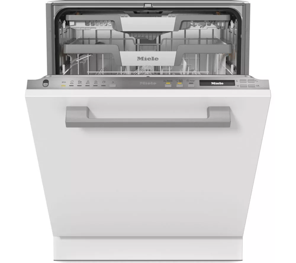 MIELE AutoDos G7040 SCVi Full-size WiFi-enabled Dishwasher - Clean Steel