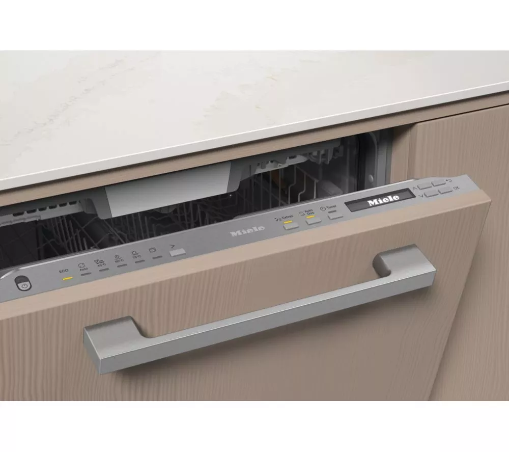 MIELE AutoDos G7040 SCVi Full-size WiFi-enabled Dishwasher - Clean Steel