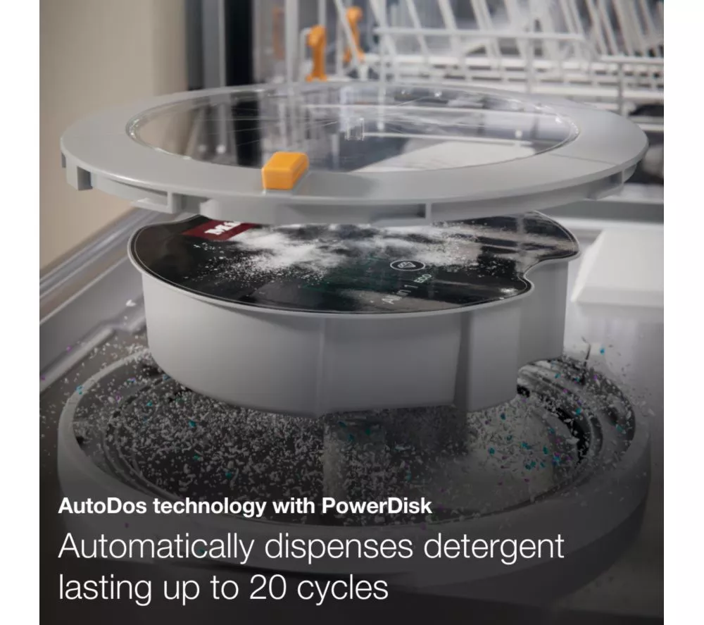 MIELE AutoDos G7040 SCVi Full-size WiFi-enabled Dishwasher - Clean Steel