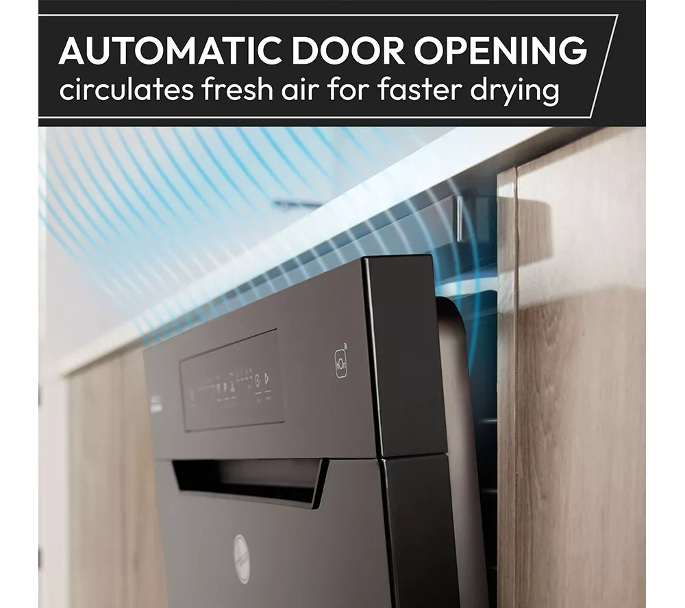 HOOVER HI 5C6F0S-80 Full Size Fully Integrated WiFi-enabled Dishwasher