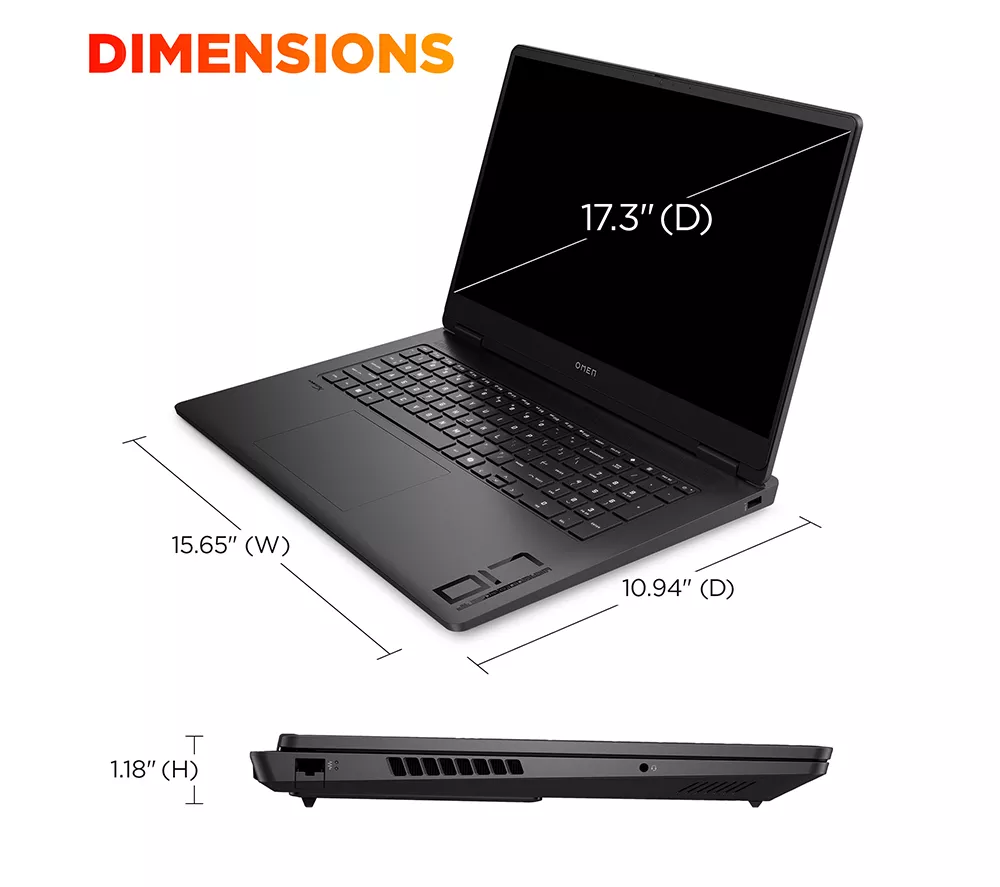 HP OMEN 17-db1509na 17.3" Gaming Laptop - AMD Ryzen AI 9, RTX 5070, 1 TB SSD