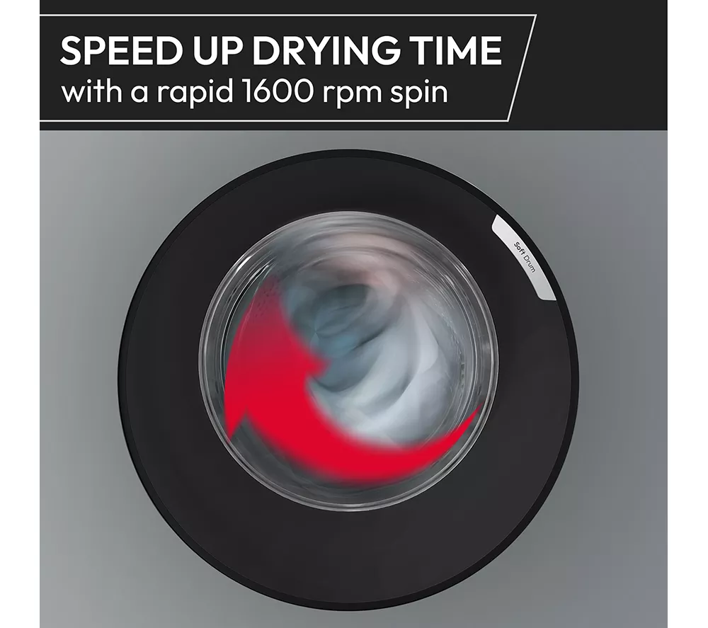 HOOVER H-Wash & Dry 400 Autodose BH4SD696M6DB9-80 Integrated WiFi-enabled 9 kg Washer Dryer