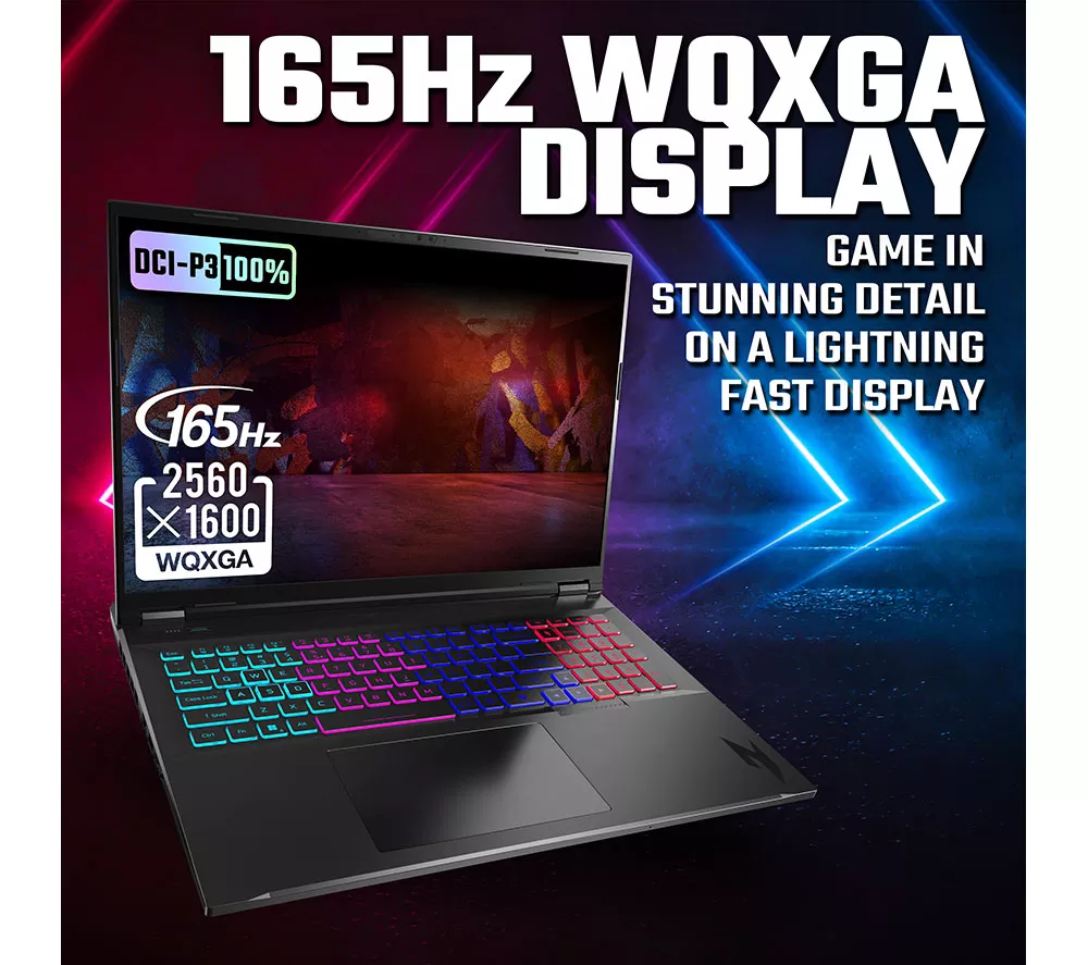 ACER Nitro 18 AI 18" Gaming Laptop - AMD Ryzen AI 9, RTX 5070 Ti, 1 TB SSD