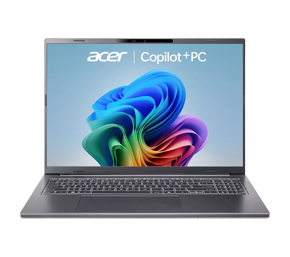 ACER Aspire 16 AI 16" Laptop, Copilot+ PC - Snapdragon X, 1 TB SSD, Grey