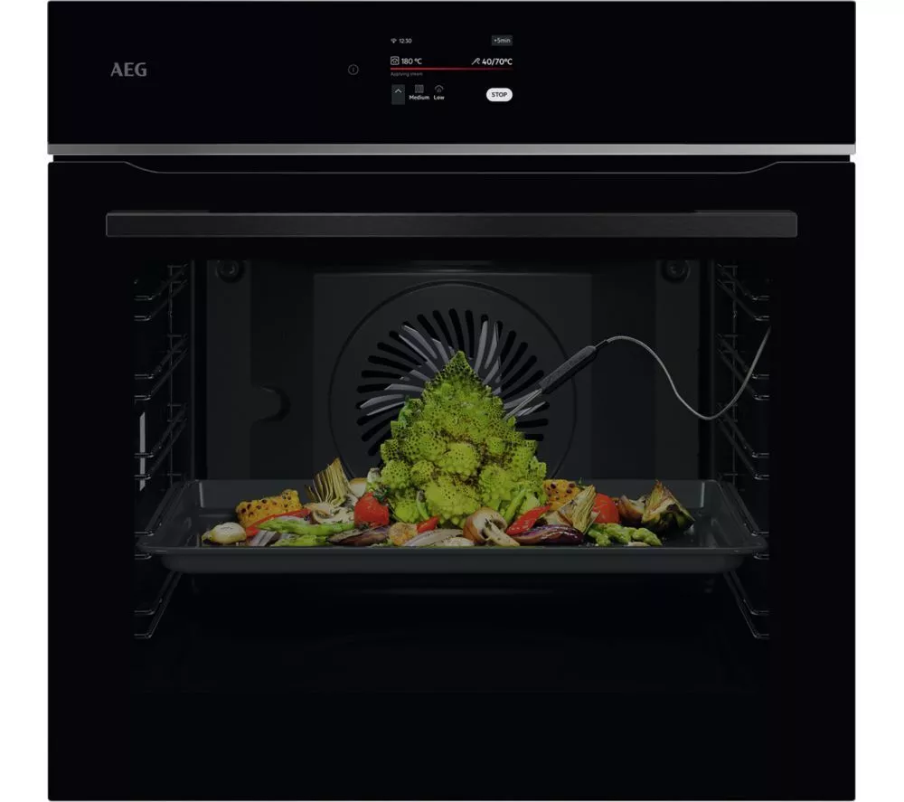 AEG 7000 MealAssist TE7PB731AB Electric Pyrolytic Oven - Black