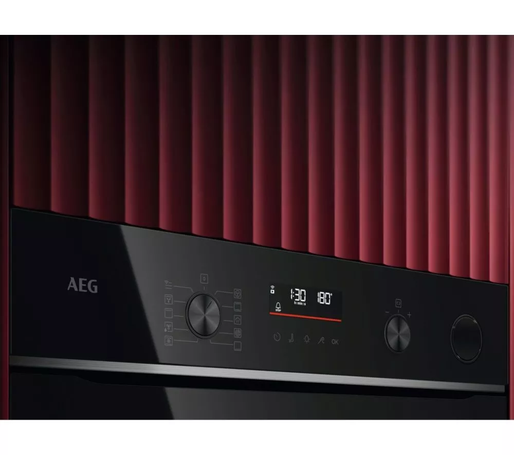 AEG 6000 SenseCook TR6PB521SB Electric Pyrolytic Steam Smart Oven - Black