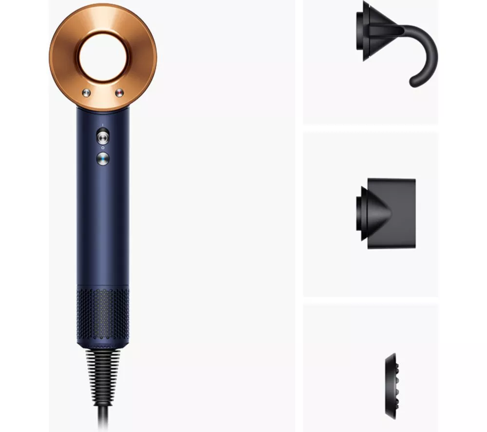 DYSON Supersonic Straight & Wavy Hair Dryer - Prussian Blue & Rich Copper