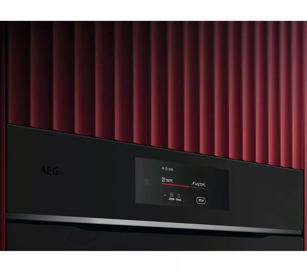 AEG 8000 MealAssist TK8NK721T Built-in Combination Microwave - Matte Black
