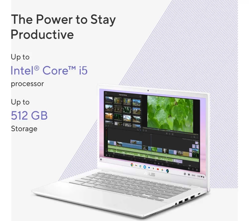 ASUS CX34 14" Chromebook - Intel® Core™ i5, 512 GB SSD, Grey