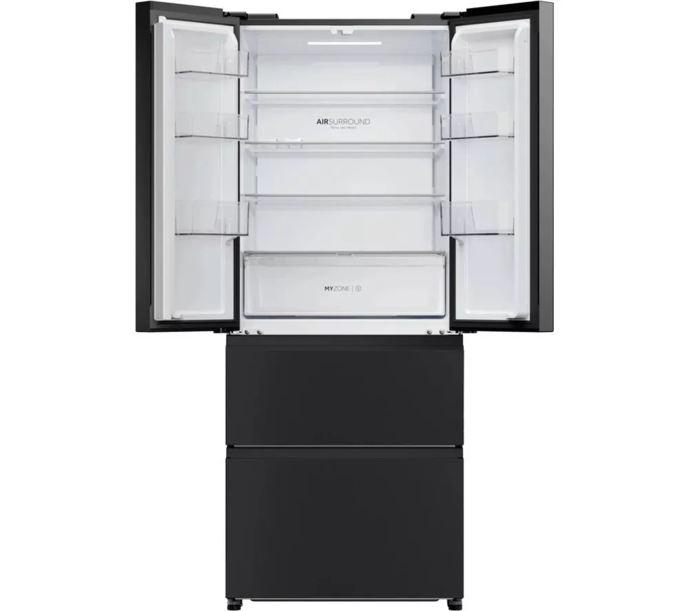 HAIER FD 70 Series 3 HFR3718ENPT Fridge Freezer - Slate Black