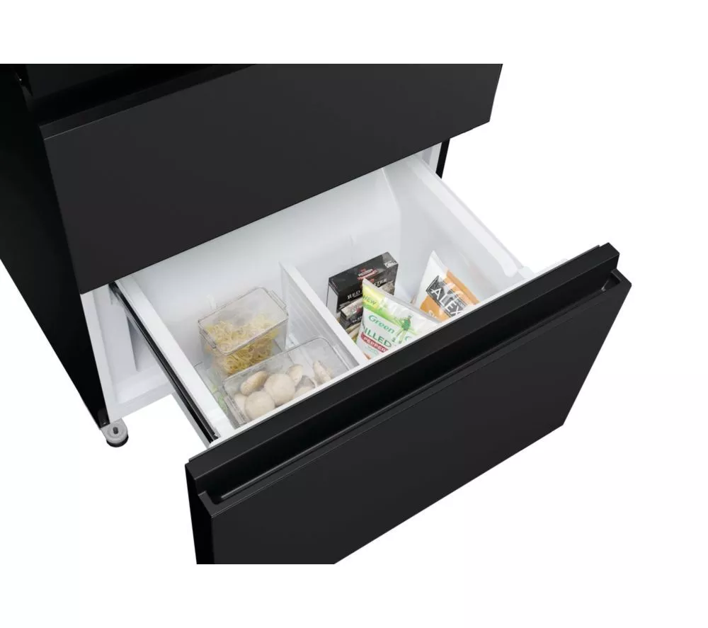 HAIER FD 70 Series 3 HFR3718ENPT Fridge Freezer - Slate Black