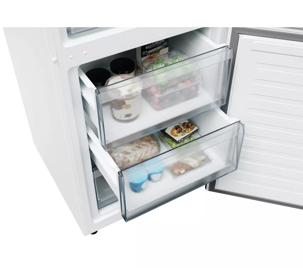 HOOVER HONCQ2T618AWK 60/40 Fridge Freezer - White