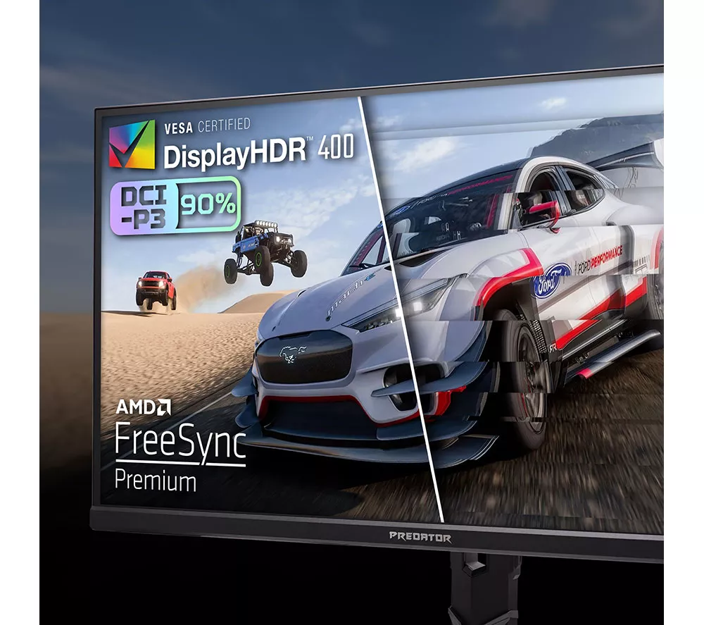 ACER Predator XB273KV5 4K Ultra HD 27" IPS LCD Dual-Mode Gaming Monitor - Black