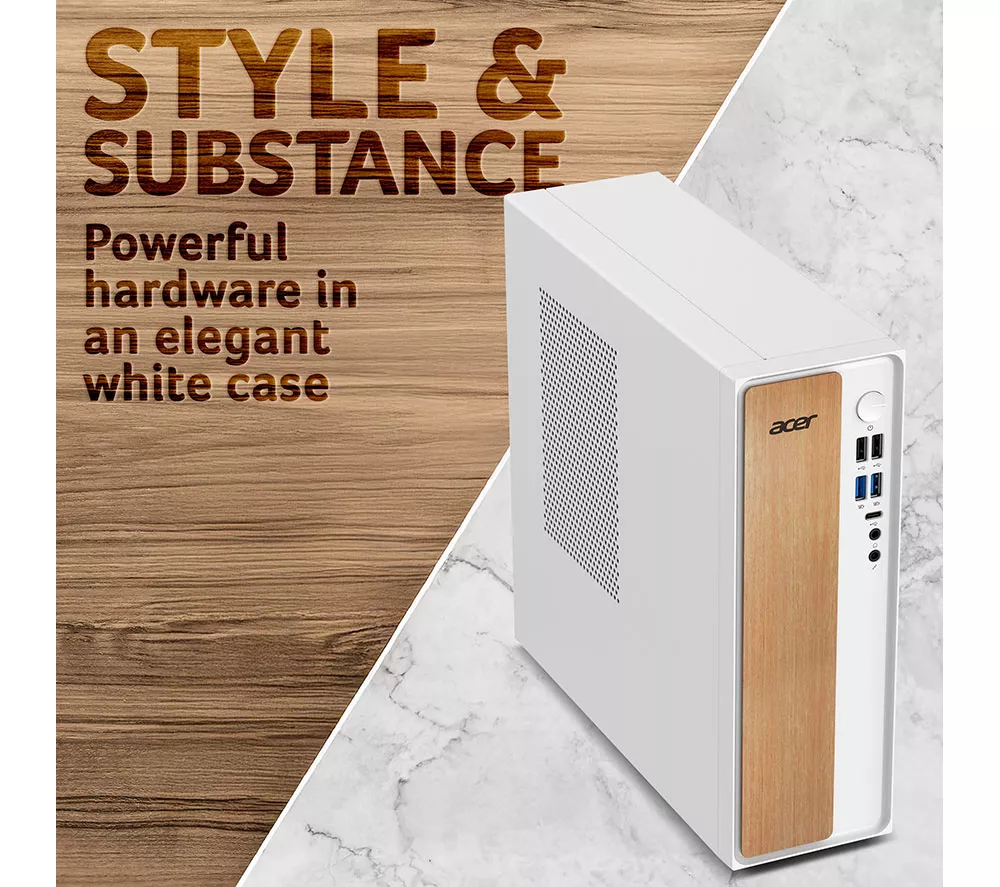 ACER Aspire XC-101 Desktop PC - Intel® Core™ i5, 512 GB SSD, White