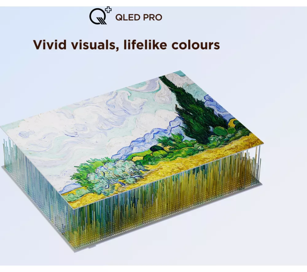 TCL NXTVISION A300W 55" QLED 4K HDR Smart Google TV - 55A300W-UK