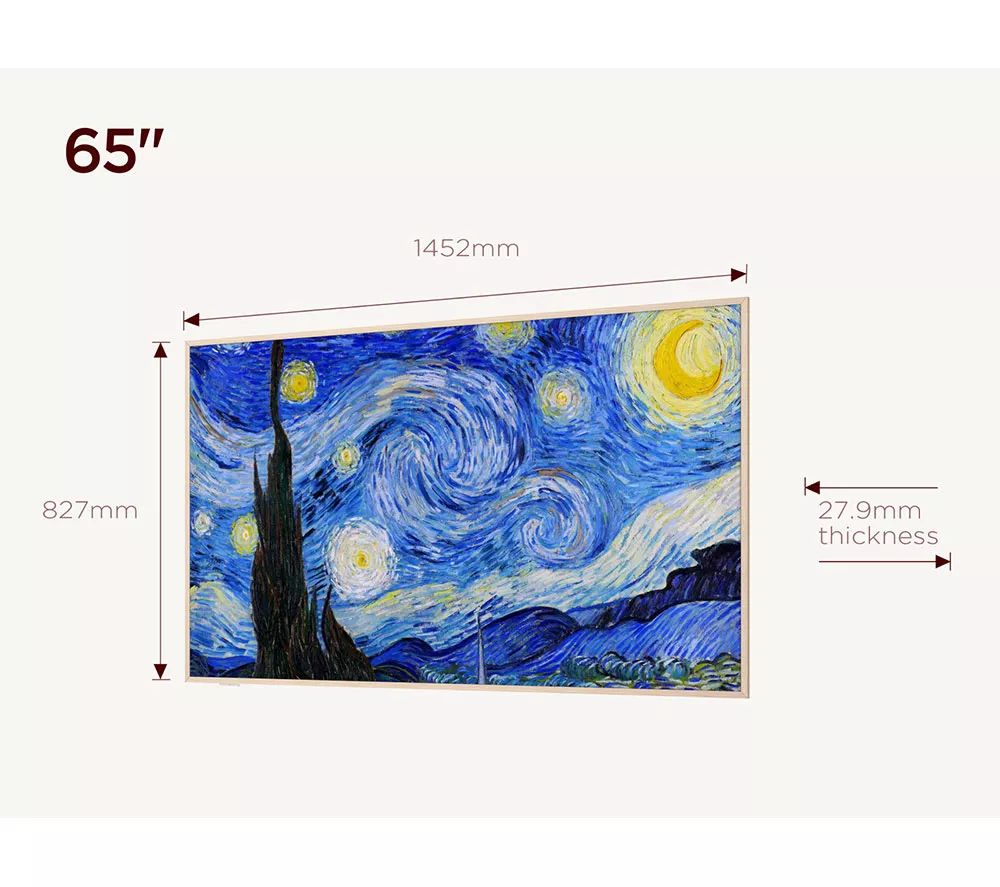 TCL NXTVISION A300W 65" QLED 4K HDR Smart Google TV - 65A300W-UK