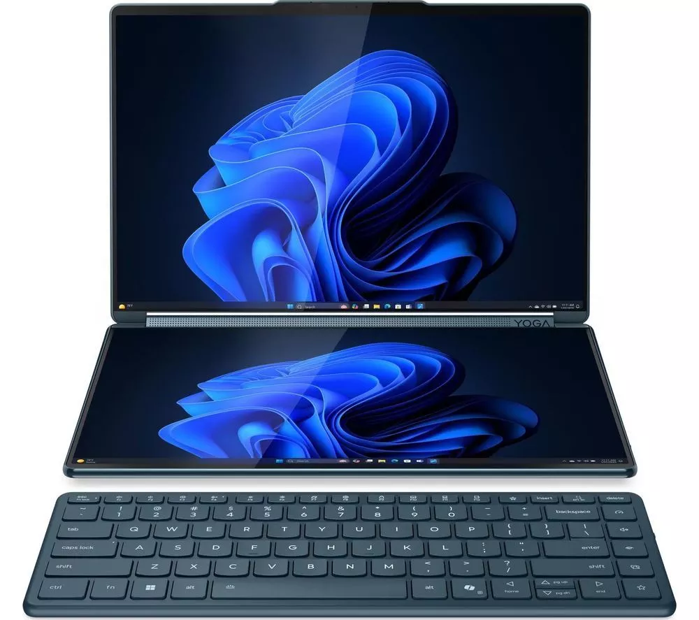 LENOVO Yoga Book 9 U7 14" 2 in 1 Laptop - Intel® Core™ Ultra 7, 1 TB SSD, Teal