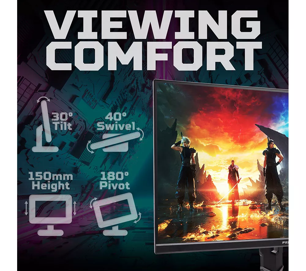 ACER Predator XB323QKV4 4K Ultra HD 31.5" IPS Dual-Mode Gaming Monitor - Black
