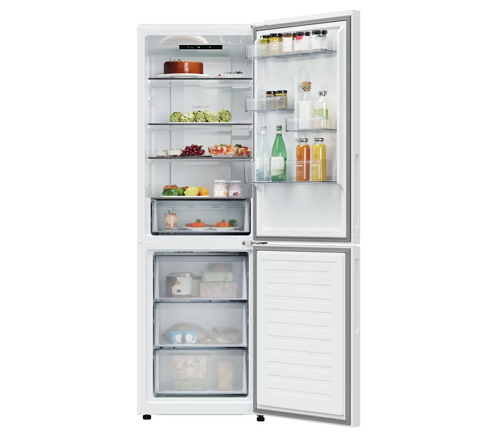 HOOVER H-Combi 300 HONCQ2T618CWK Smart 60/40 Fridge Freezer - White