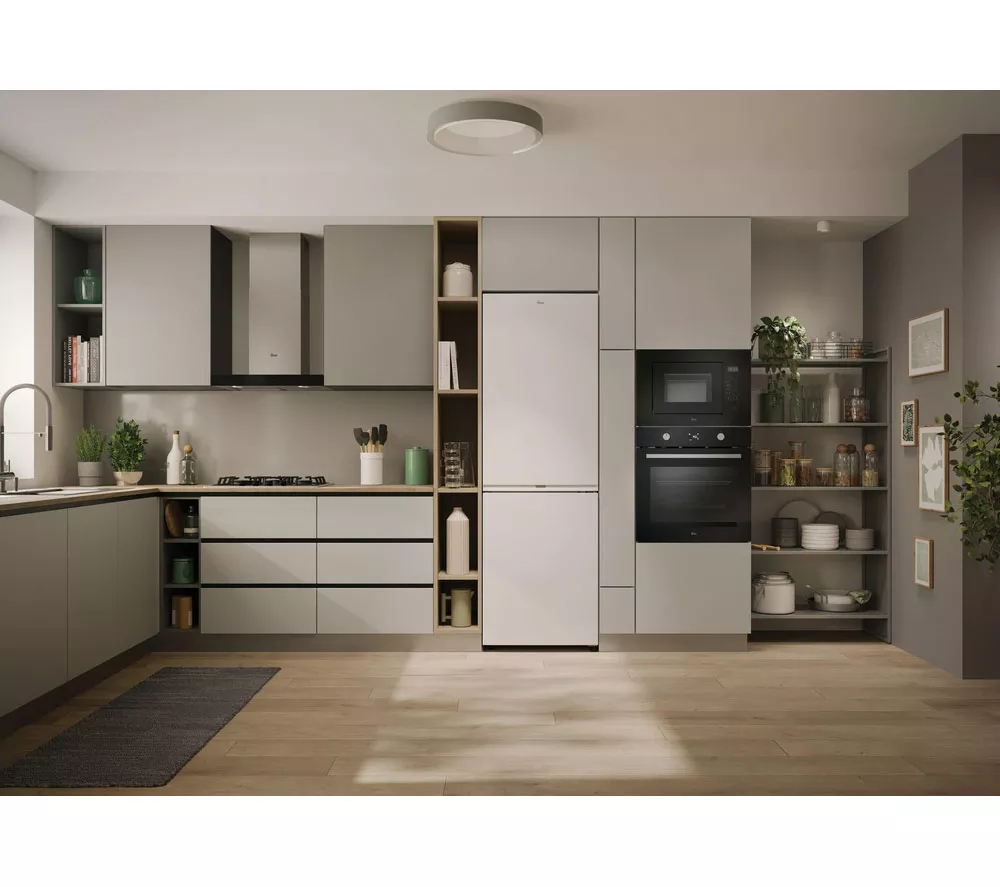 HOOVER H-Combi 300 HONCQ2T618CWK Smart 60/40 Fridge Freezer - White