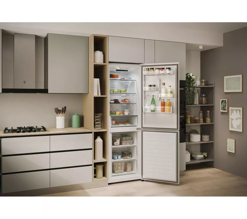 HOOVER H-Combi 300 HONCQ2T618CWK Smart 60/40 Fridge Freezer - White