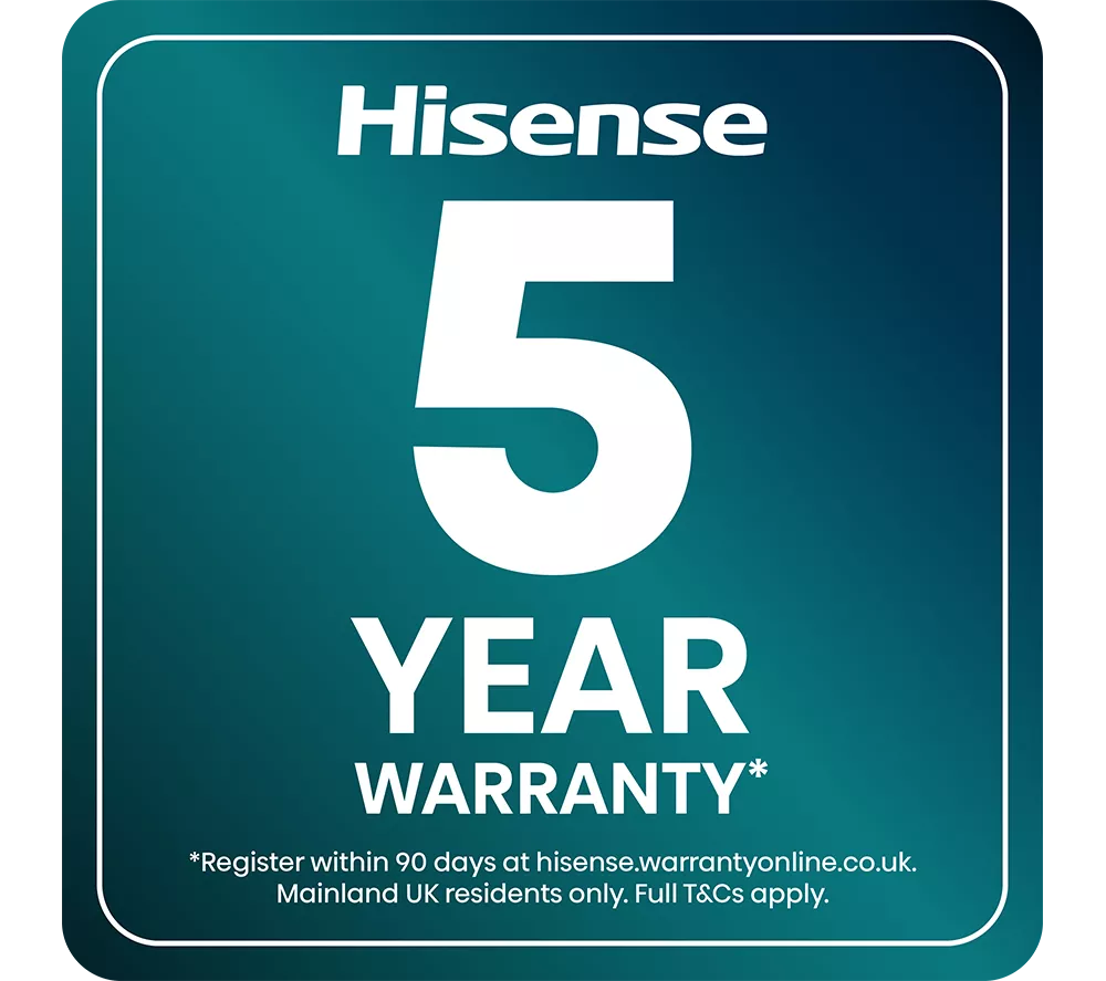 HISENSE PureFlat Infinite RS818N4TFC American-Style Smart Fridge Freezer - Black