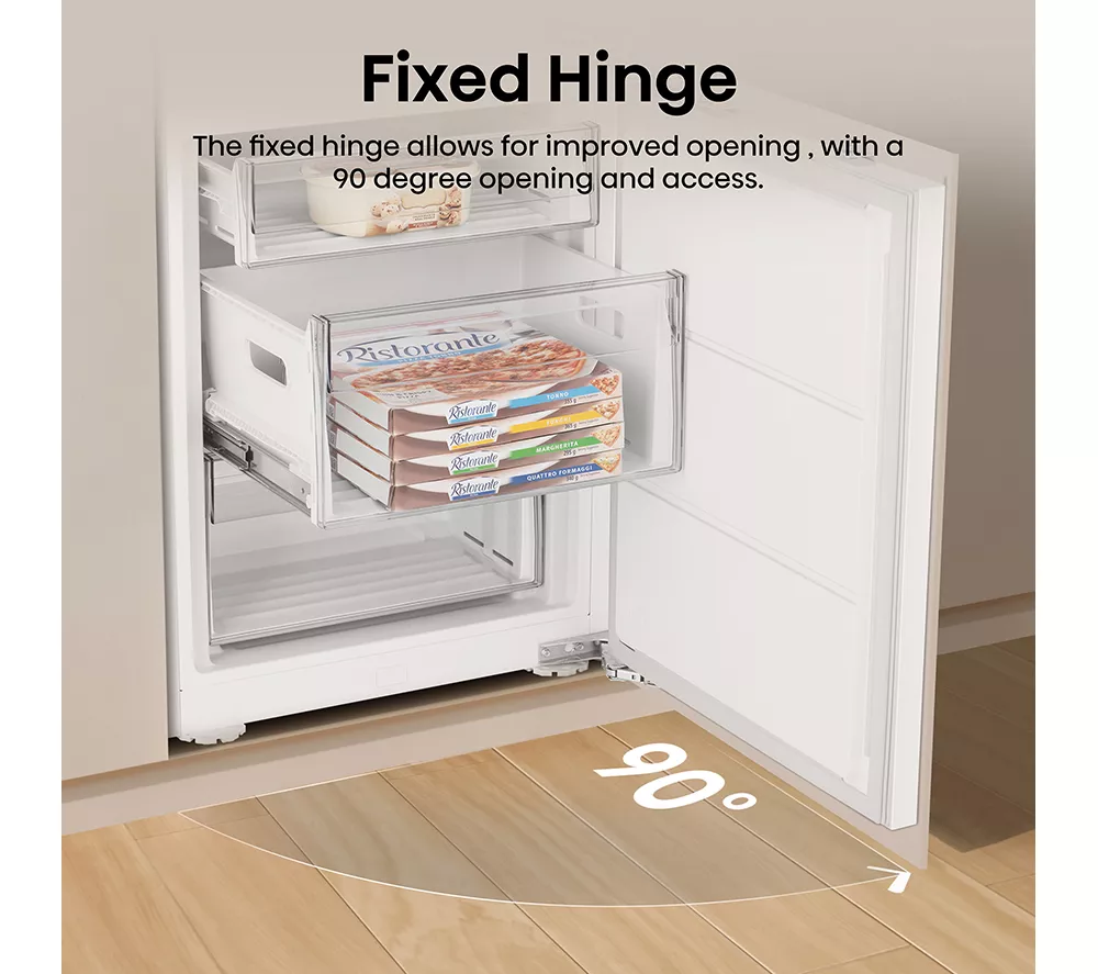 HISENSE RB5B280SSWC Integrated Smart 70/30 Fridge Freezer - Fixed Hinge
