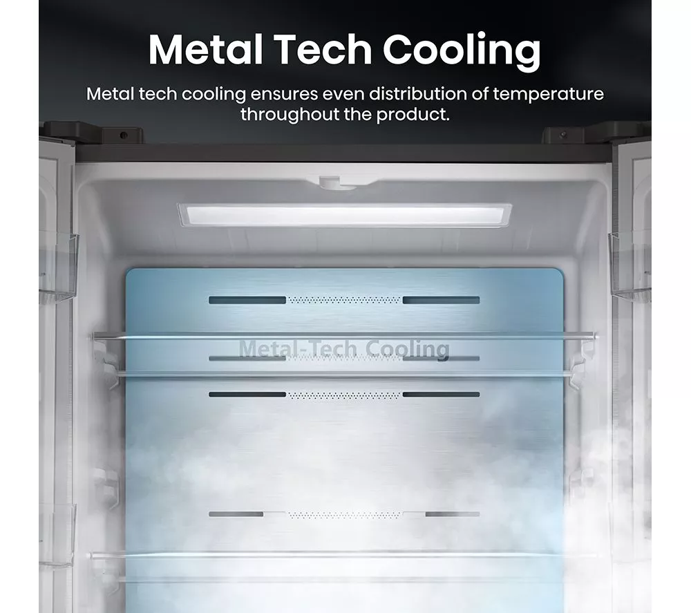 HISENSE PureFlat RF632N4AIC1 Smart Fridge Freezer - Stainless Steel