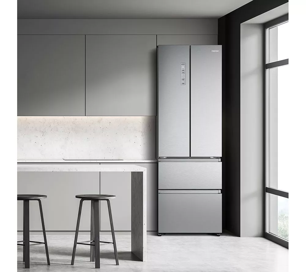 HISENSE PureFlat RF632N4AIC1 Smart Fridge Freezer - Stainless Steel