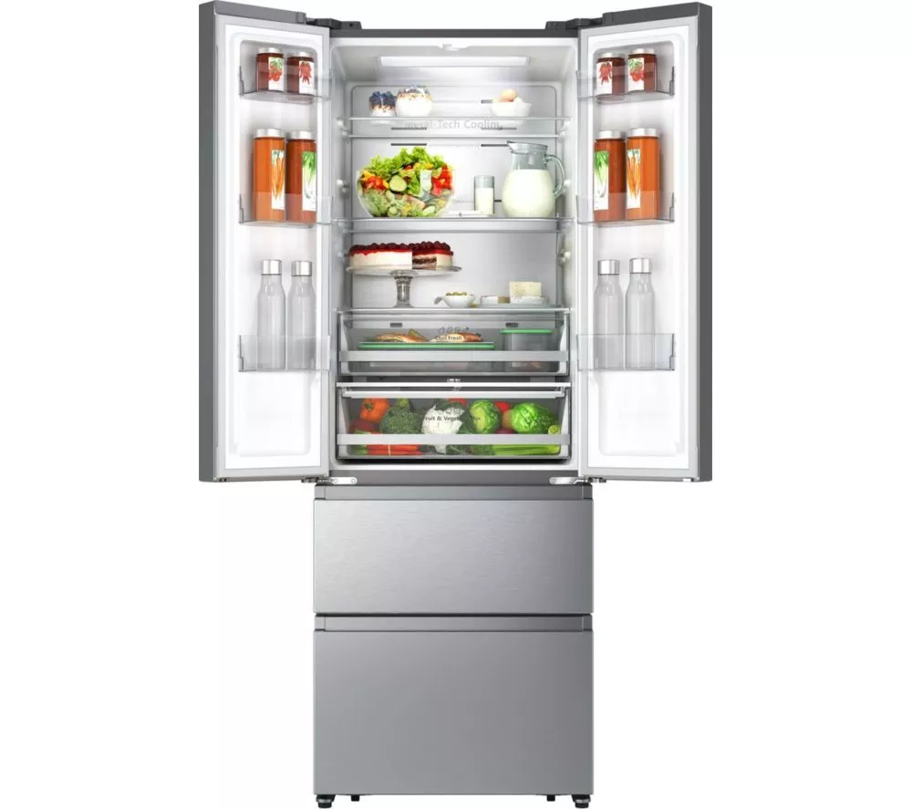 HISENSE PureFlat RF632N4AIC1 Smart Fridge Freezer - Stainless Steel