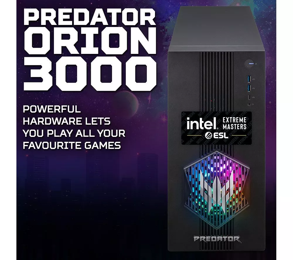 ACER Predator Orion 3000 PO3-665 Gaming PC - Intel® Core™ i7, RTX 5070, 1 TB SSD