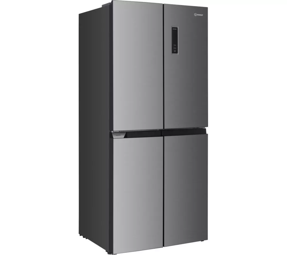 INDESIT Push&Go INGF 6421 XP4UK American-Style Fridge Freezer - Silver