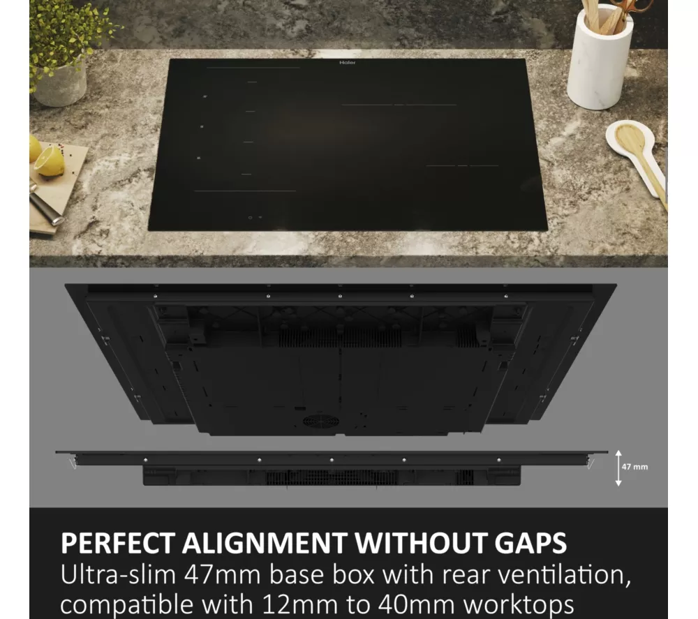 HAIER HAMTB56IRB1S 65 cm Electric Induction Hob - Black