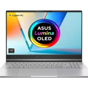 ASUS Vivobook S15 OLED 15.6" Laptop, Copilot+ PC - AMD Ryzen AI 9, 1 TB SSD, Cool Silver
