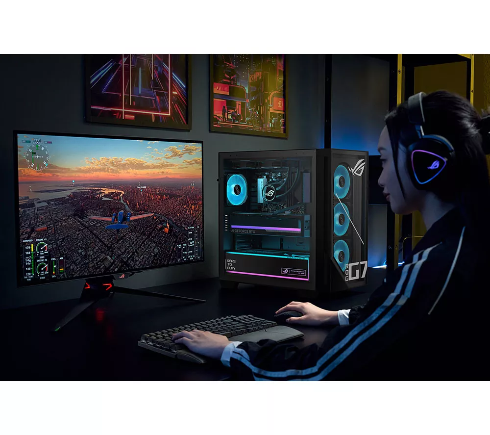 ASUS ROG G700 Gaming PC - AMD Ryzen 7, RTX 5070, 1 TB SSD