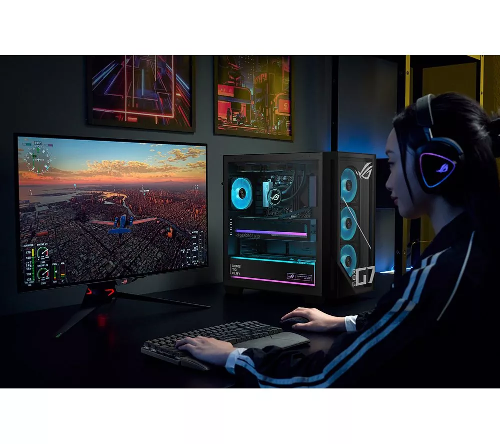 ASUS ROG G700 Gaming PC - AMD Ryzen 7, RTX 5060 Ti, 1 TB SSD