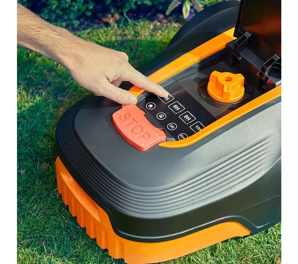 LAWNMASTER L10-01 Robotic Lawn Mower - Black & Orange