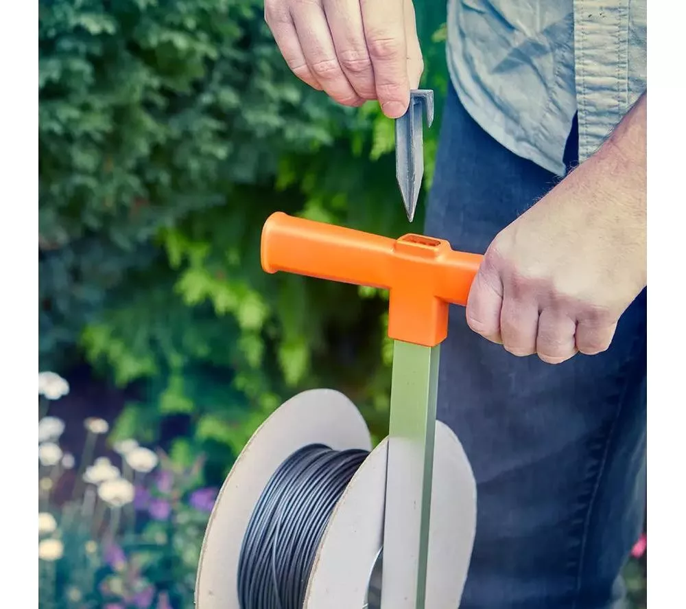LAWNMASTER L10-01 Robotic Lawn Mower - Black & Orange