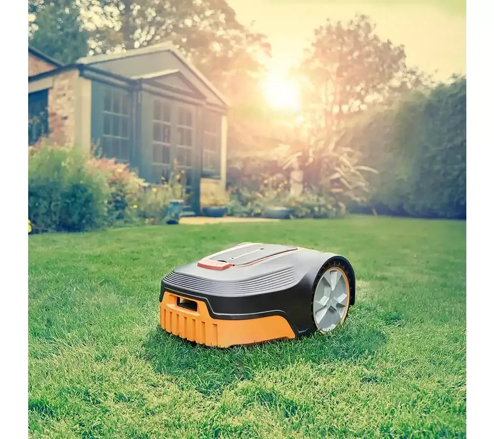 LAWNMASTER L10-01 Robotic Lawn Mower - Black & Orange
