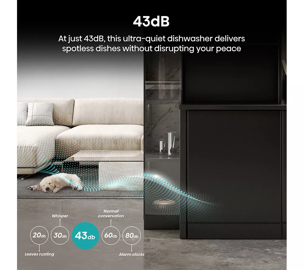 HISENSE HV16AUK Full-Size Fully Integrated Dishwasher