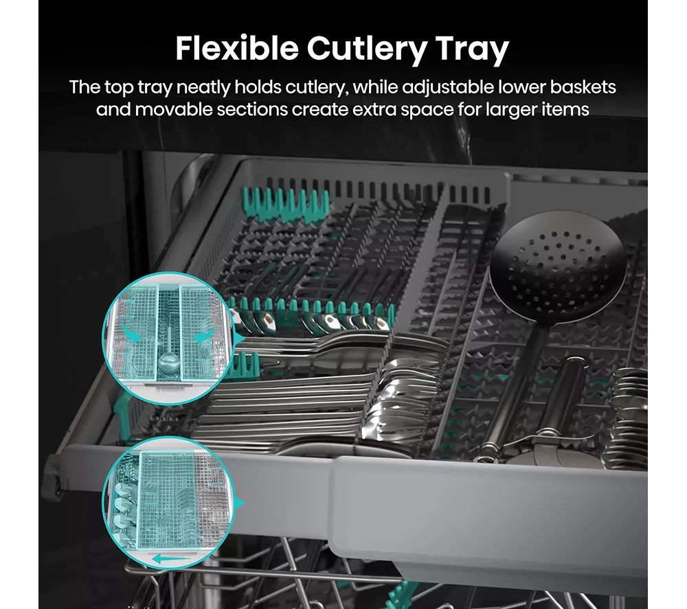 HISENSE HV16AUK Full-Size Fully Integrated Dishwasher