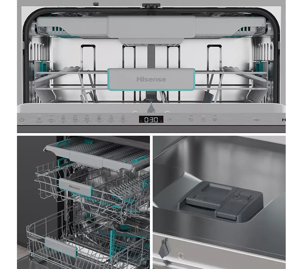 HISENSE HV16AUK Full-Size Fully Integrated Dishwasher