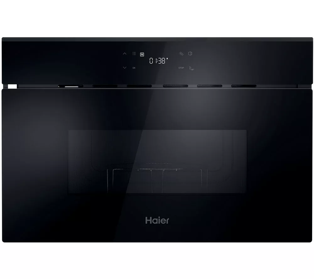 HAIER Series 2 H38SIDBF7XK Built-in Compact Microwave with Grill - Black