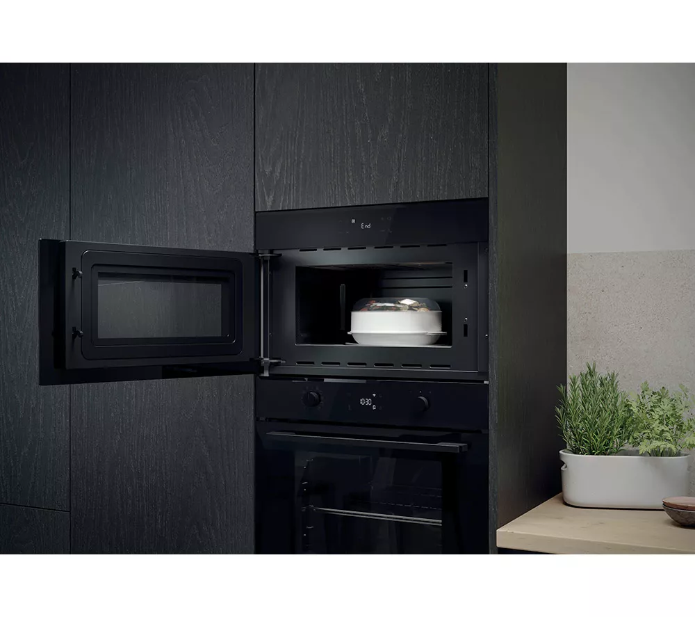 HAIER Series 2 H38SIDBF7XK Built-in Compact Microwave with Grill - Black