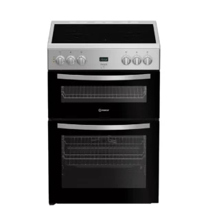 INDESIT IDE6VDCS1 60 cm Electric Ceramic Cooker - Silver